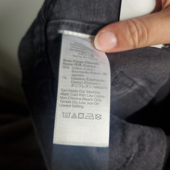 Madewell '90s Straight Utility Jeans Grey Carpenter Style Women's Size 27 NWT - Picture 9 of 15